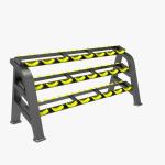 DFT667 Beauty Dumbbell Rack 3-Tier